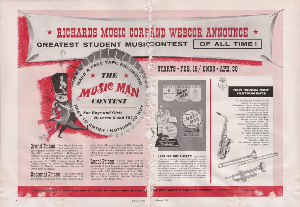 1961 music man contest